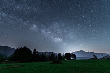 六呂師高原の星空